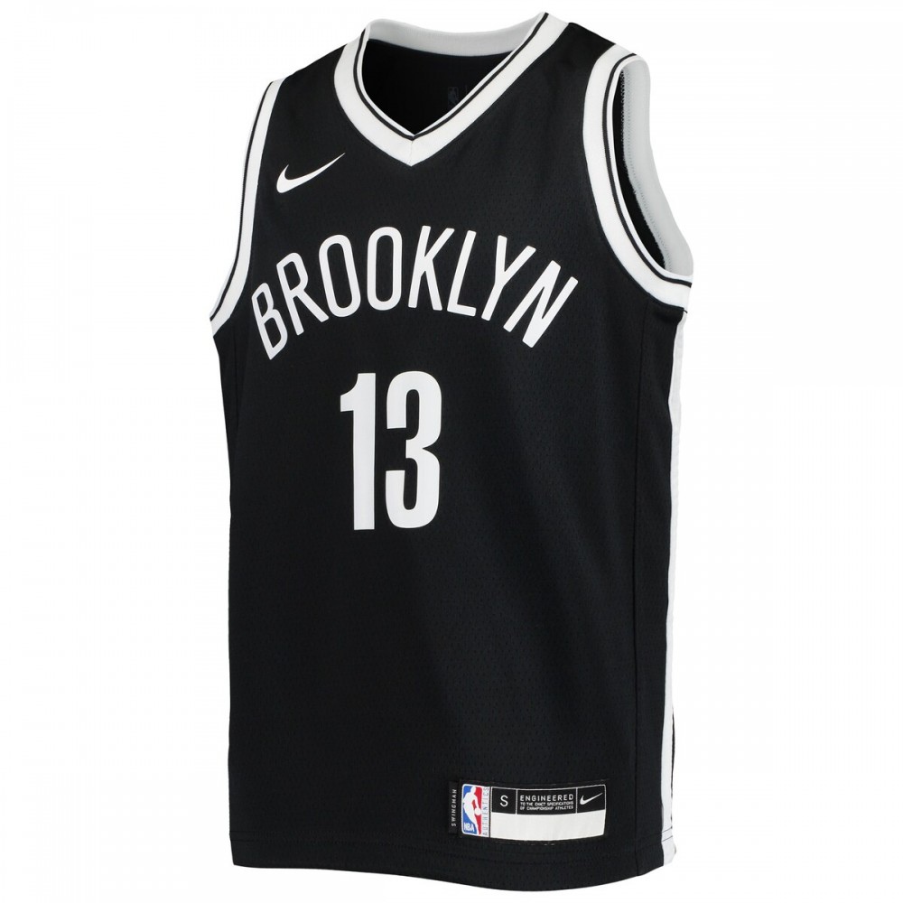 James Harden Brooklyn Nets Youth 2020/21 Swingman Jersey - Black - Icon Edition-Pro Kit Vault | Brand New 26/27 Sports Jerseys